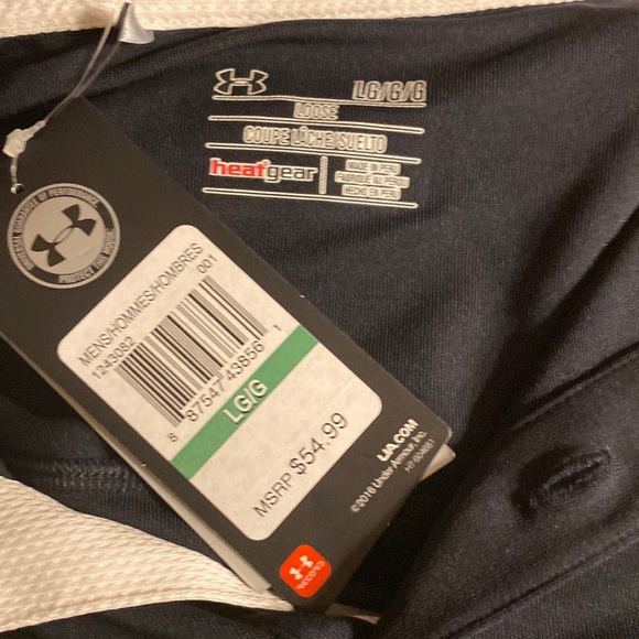 Brand new Under Amour LG loose heat gear black polo. - Picture 7 of 7
